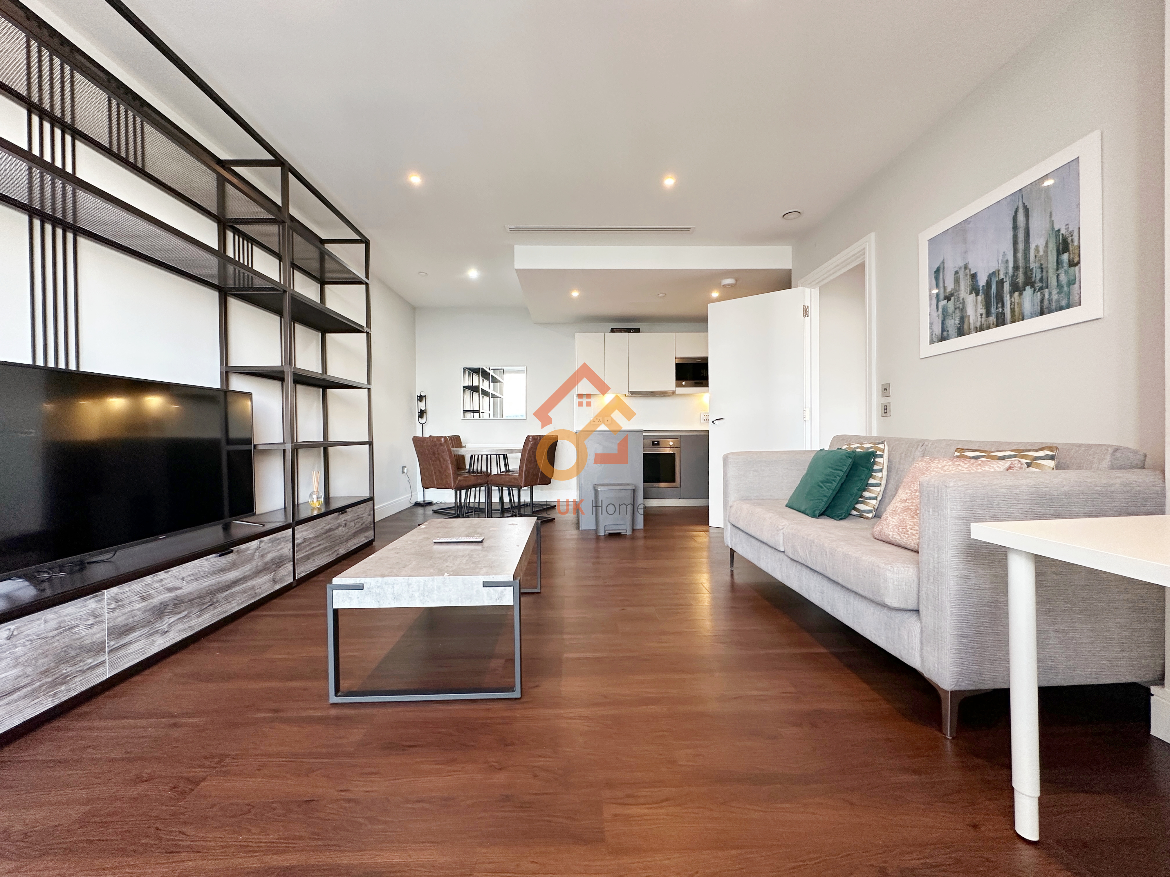 伦敦Canary Wharf·1房1卫·Harbour Central 房源图片