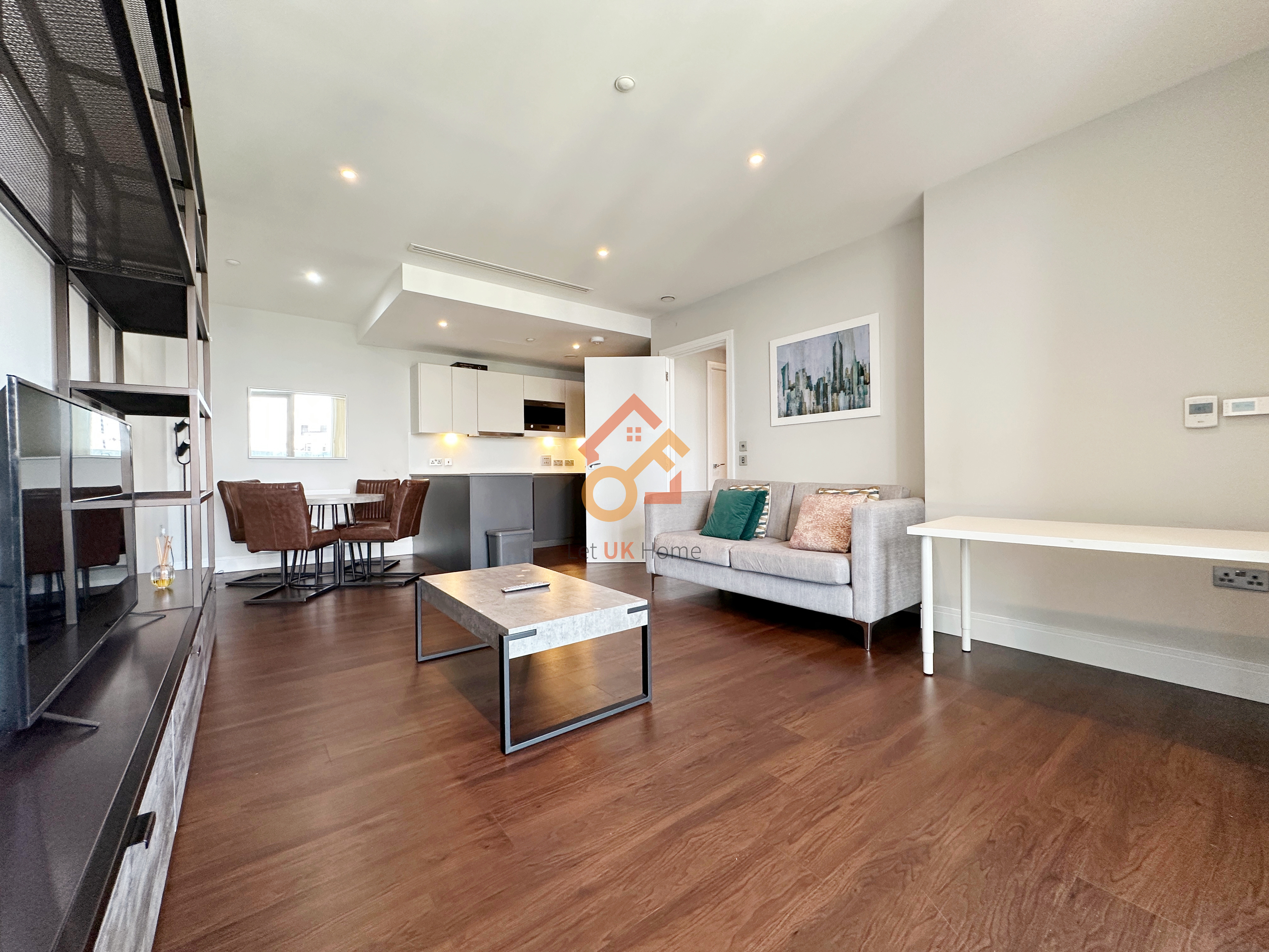 伦敦Canary Wharf·1房1卫·Harbour Central 房源图片