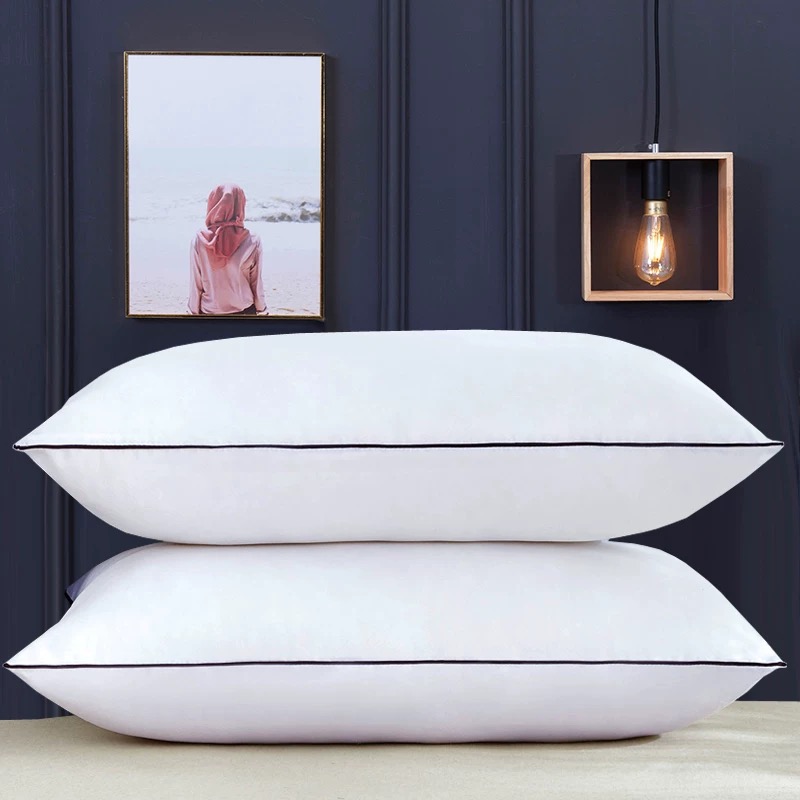 蓬松支撑颈椎枕头一对装