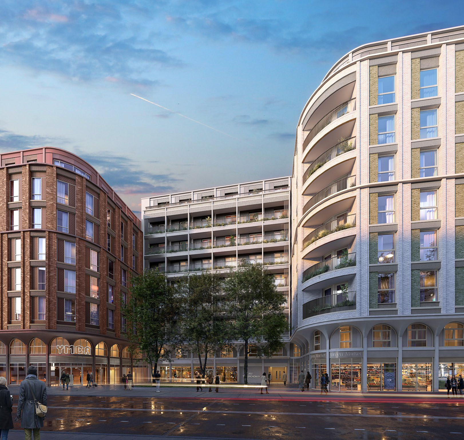 伦敦·Wimbledon Place 外立面