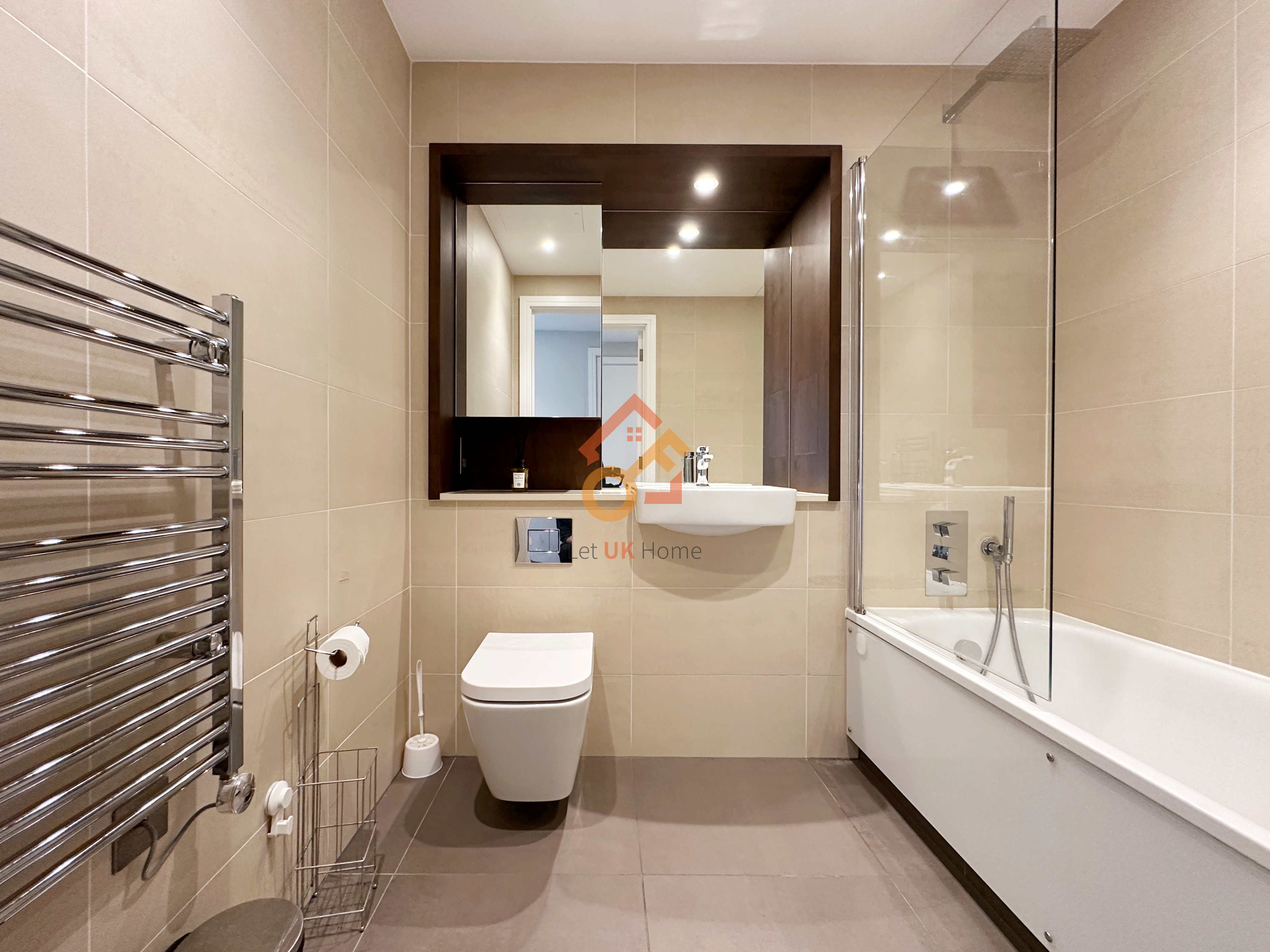 伦敦Canary Wharf·1房1卫·Harbour Central 房源图片