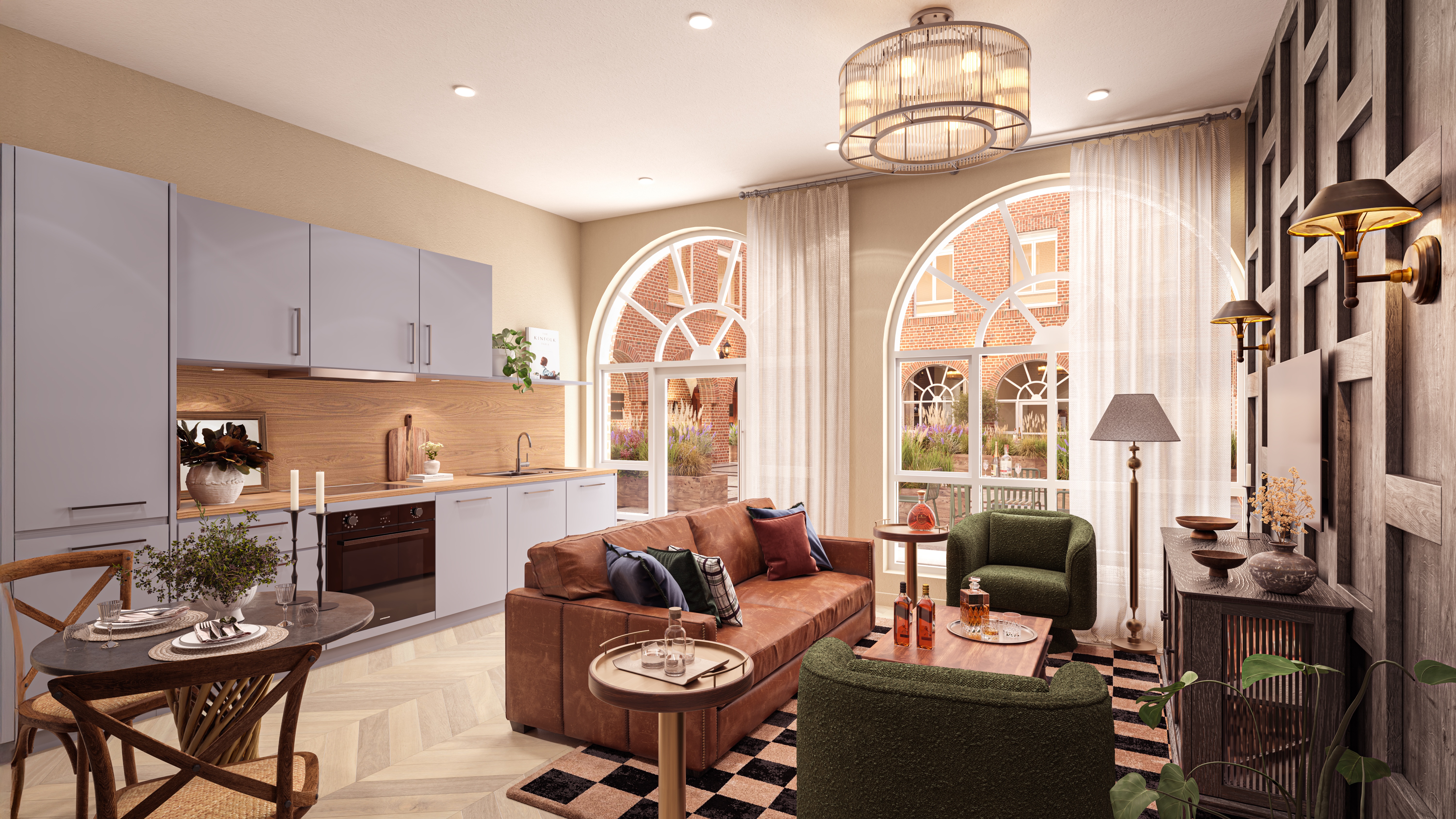 伯明翰·Fountain Court 样板间