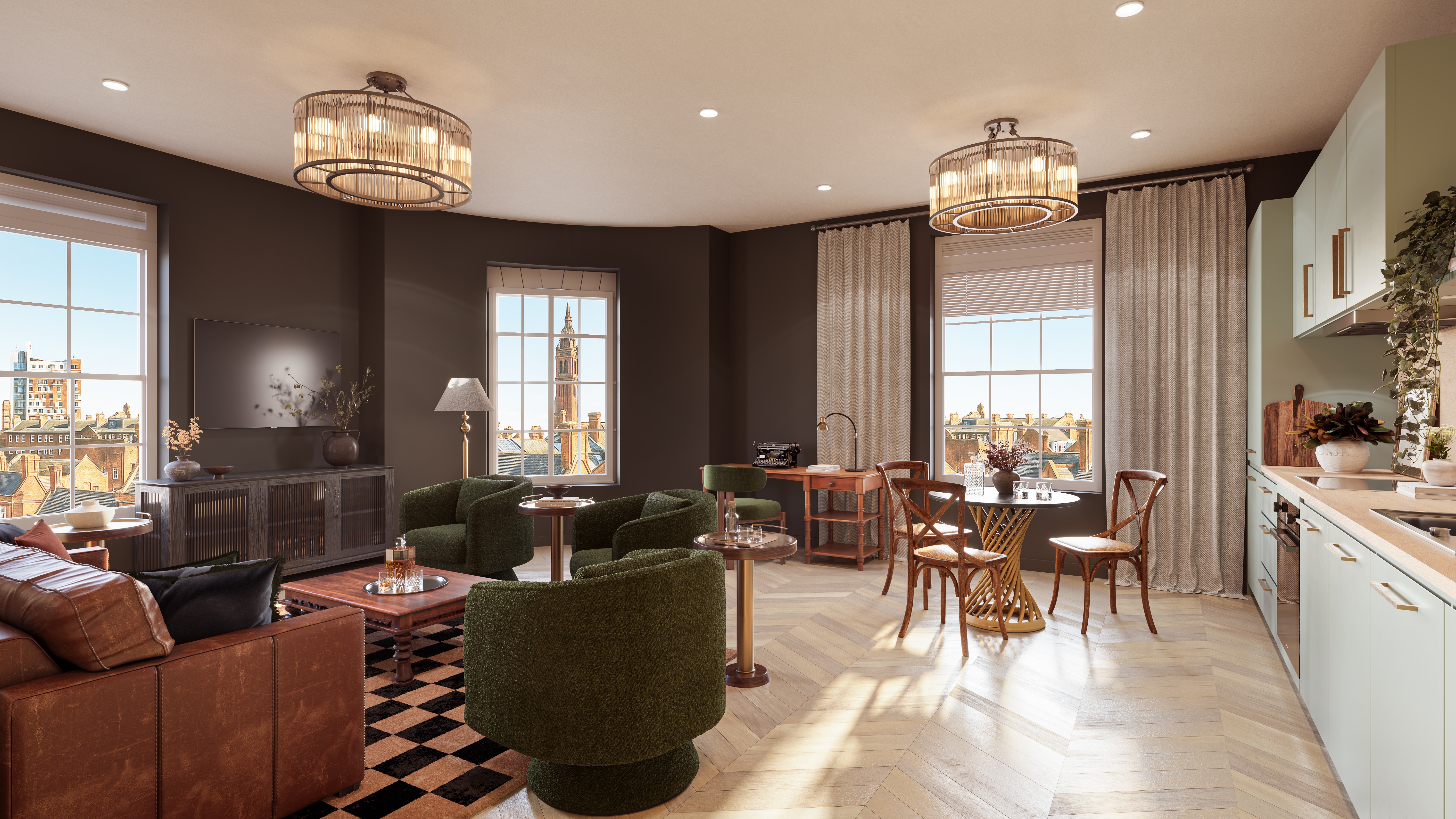 伯明翰·Fountain Court 样板间