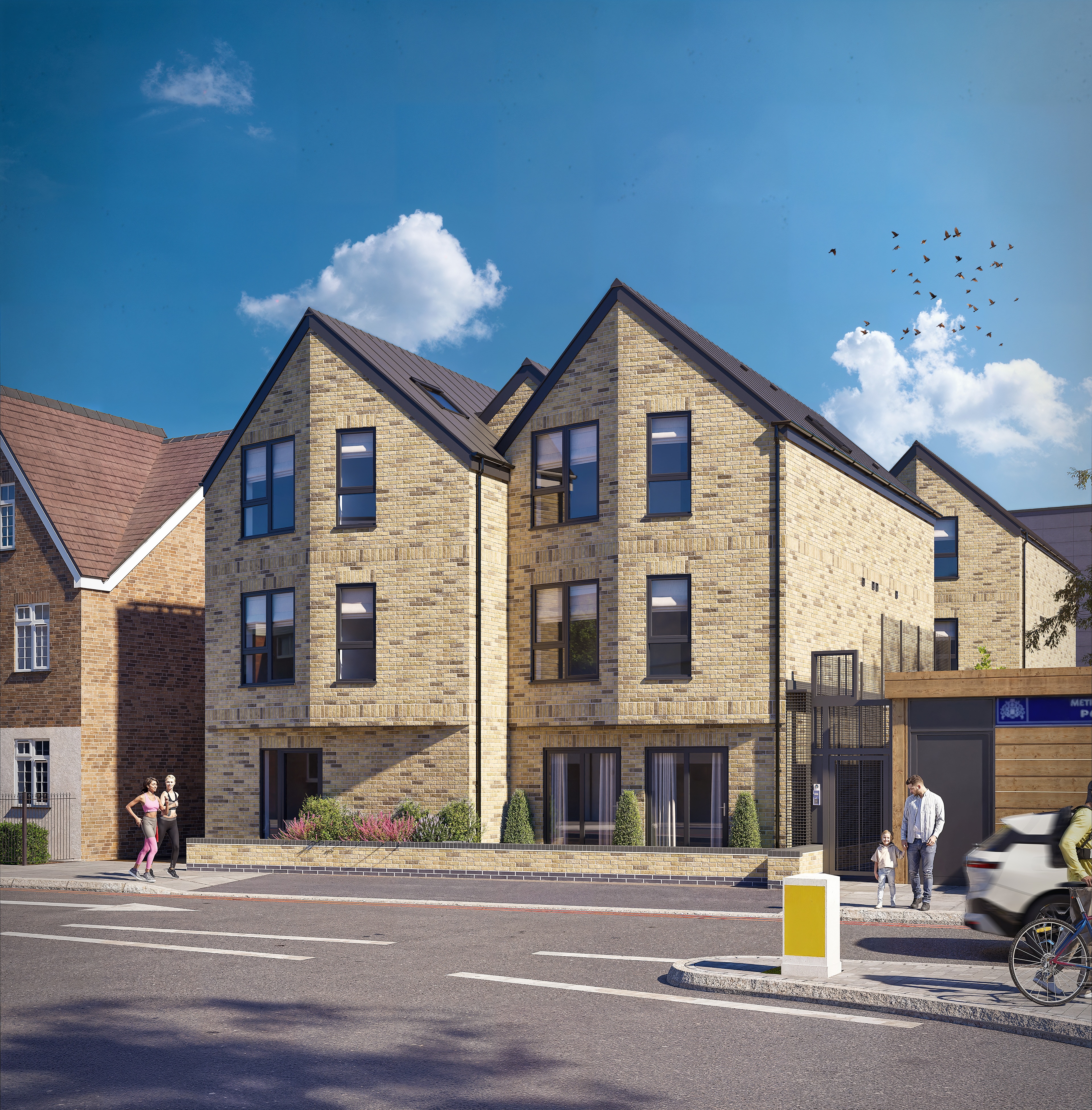 伦敦·Old York Mews 外立面