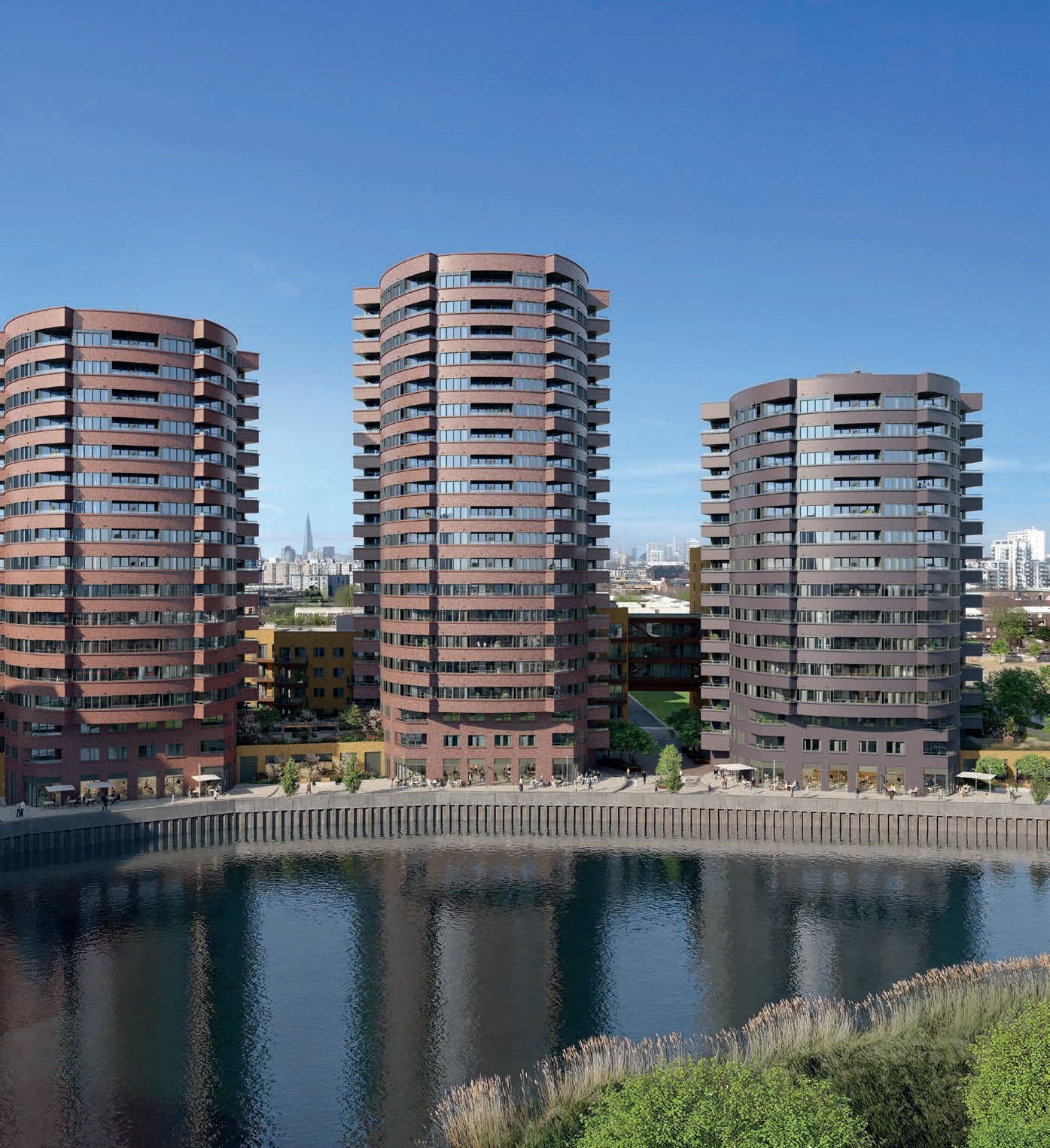 伦敦·Rivermark 外立面