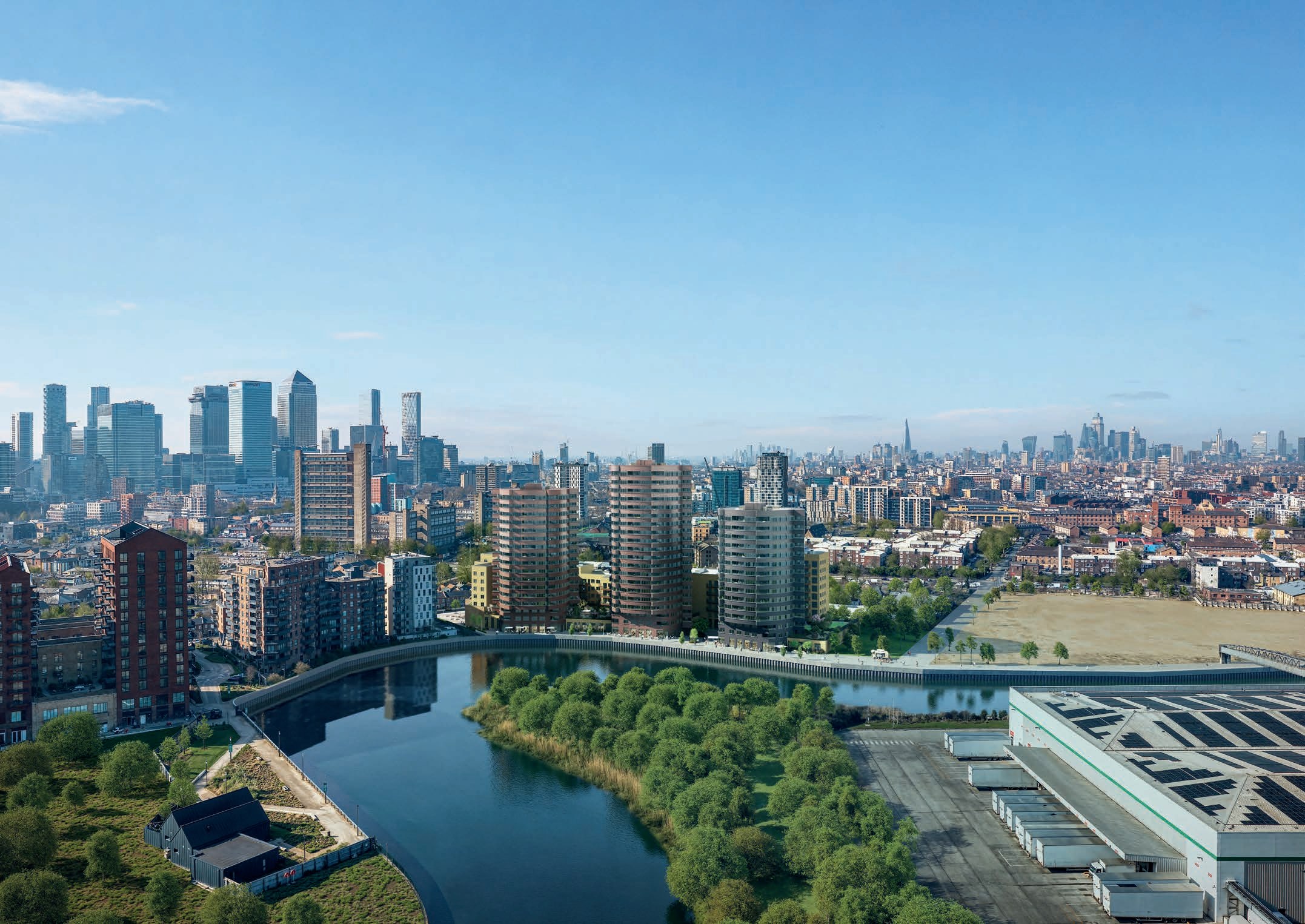 伦敦·Rivermark 外立面