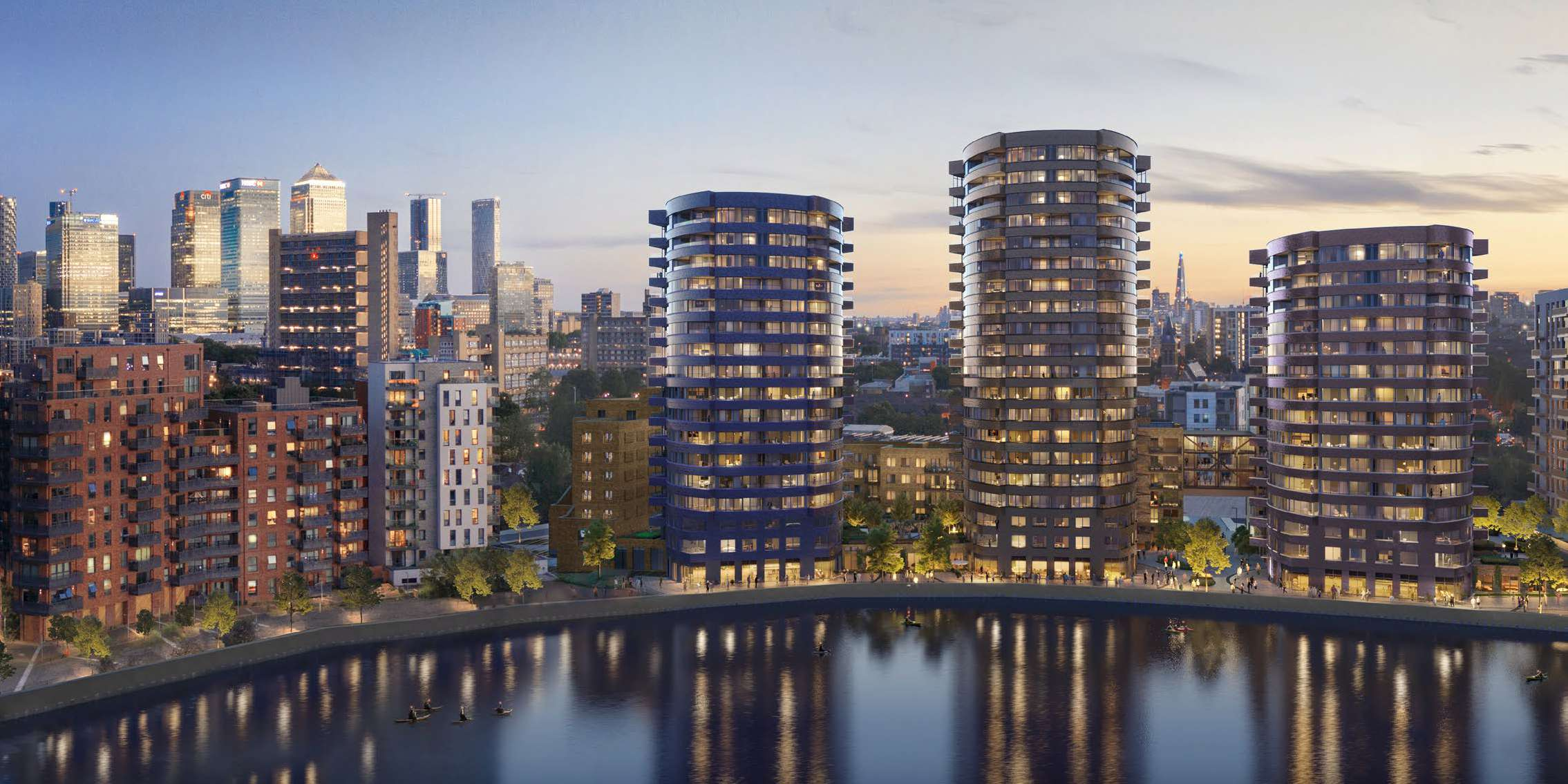 伦敦·Rivermark 外立面
