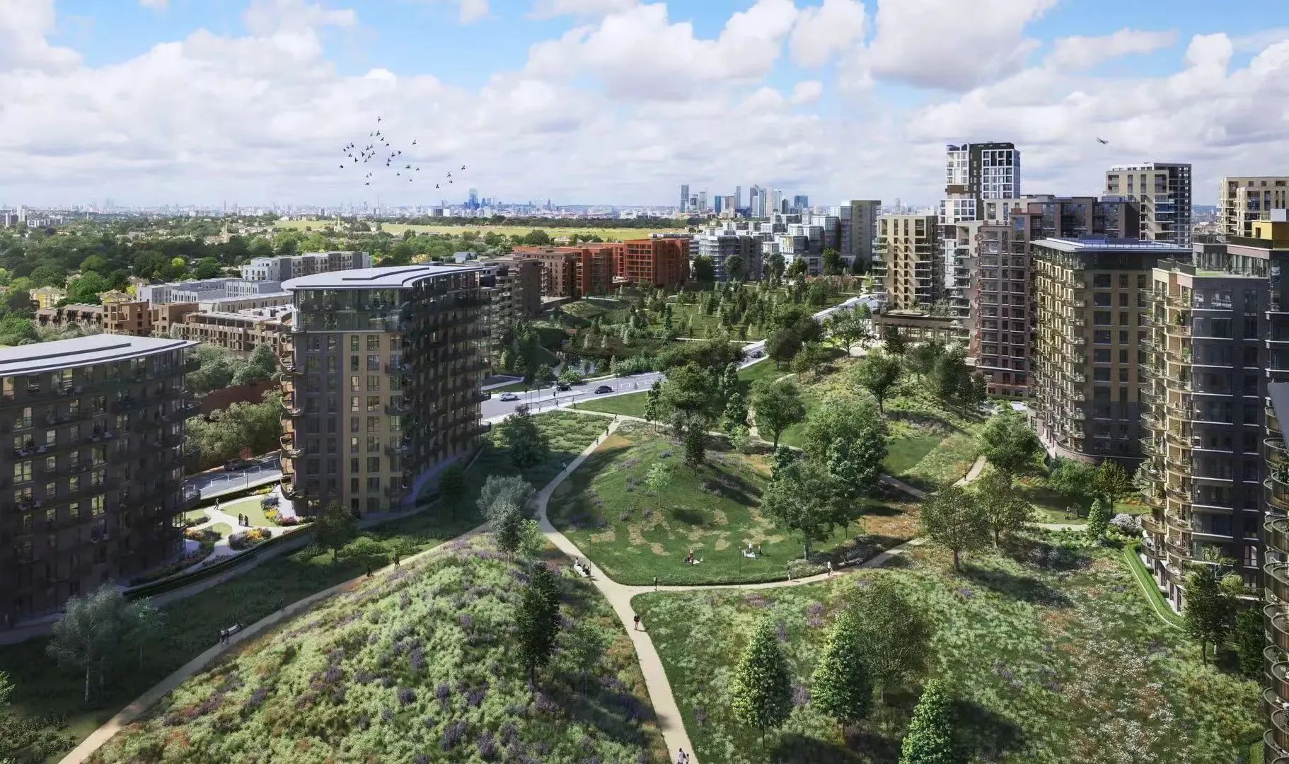 伦敦Greenwich·2房2卫·Kidbrooke Village 外立面