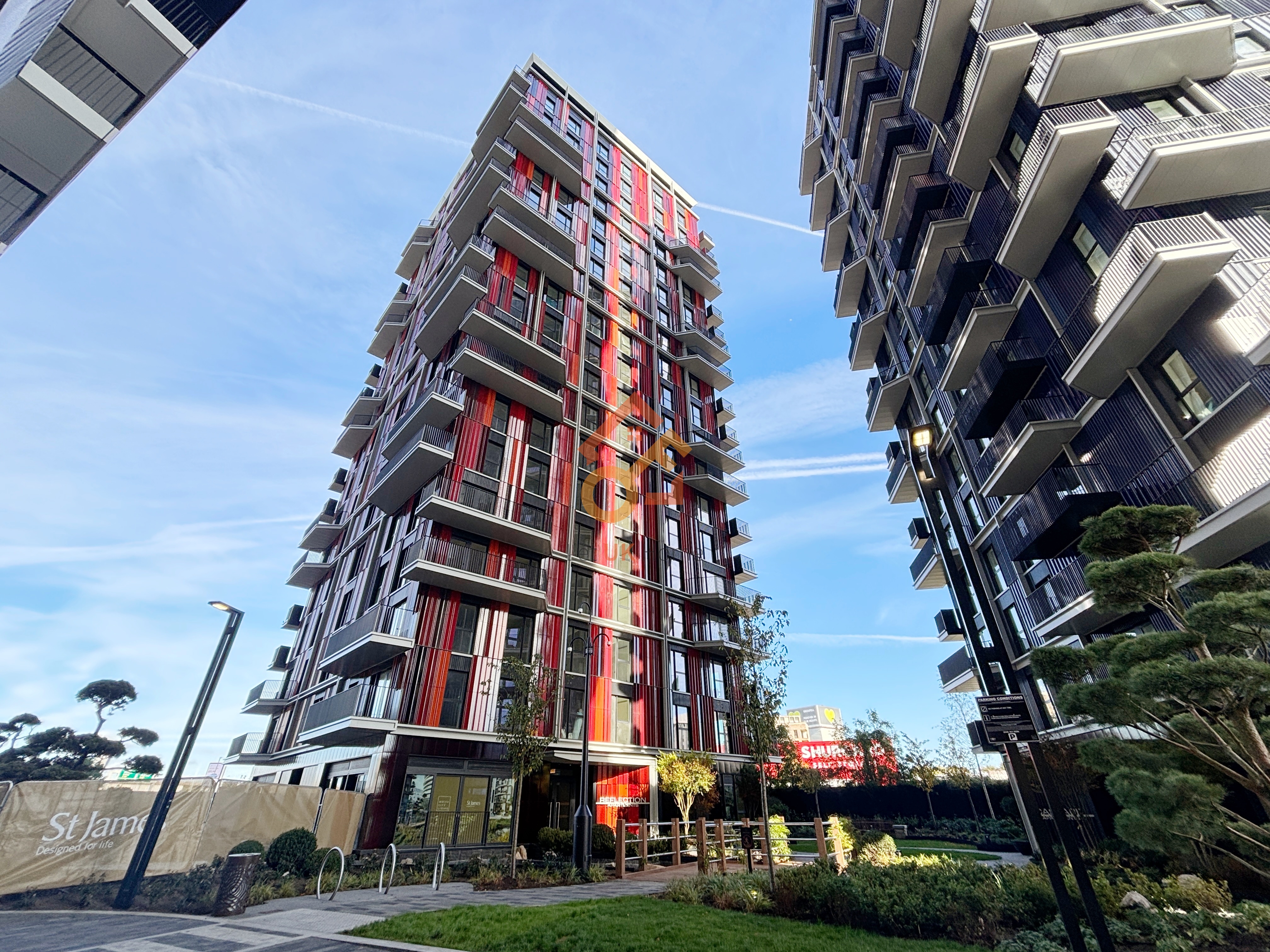 伦敦White City•1房•Reflection Apartments 外立面