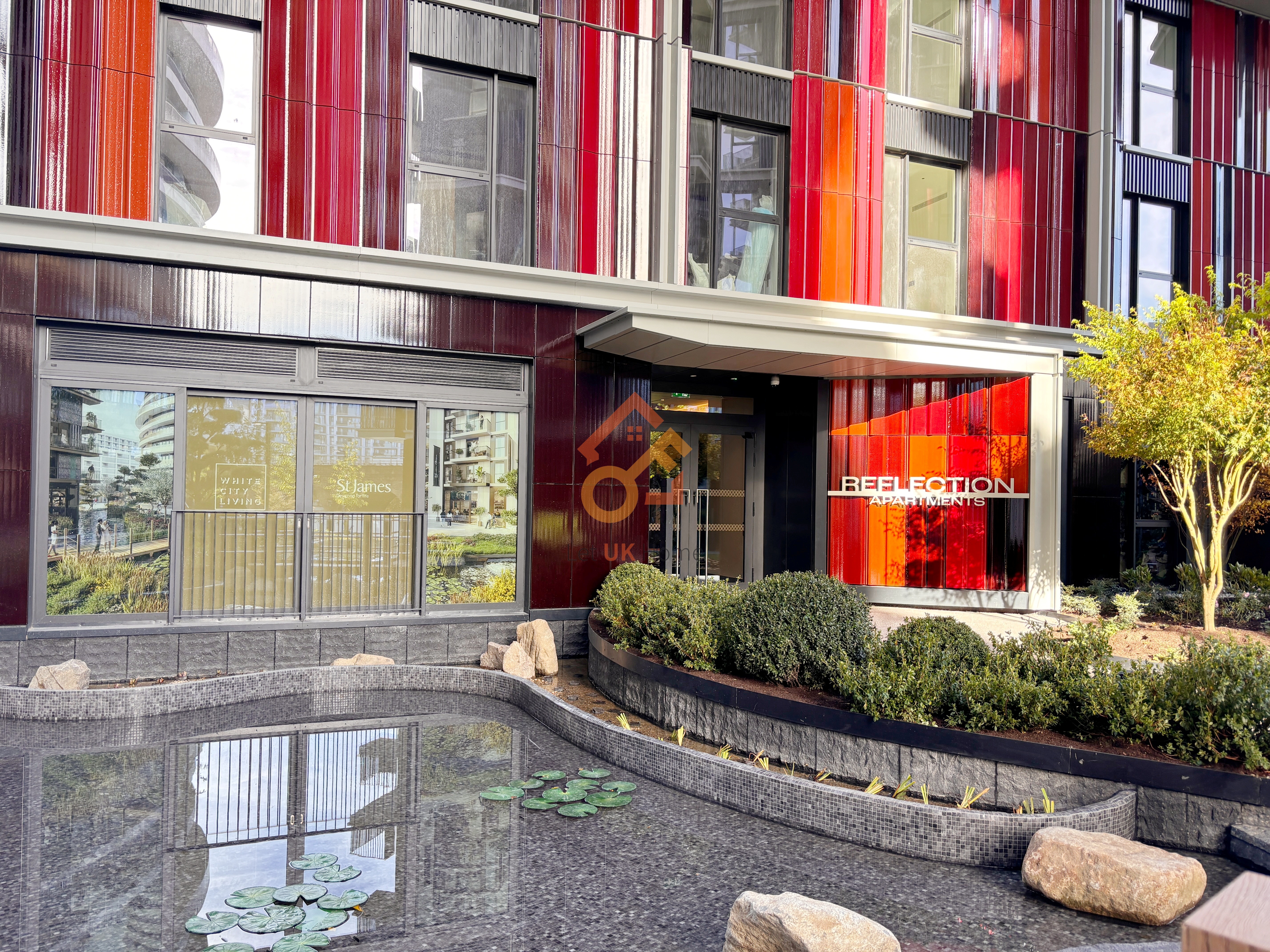 伦敦White City•1房•Reflection Apartments 外立面