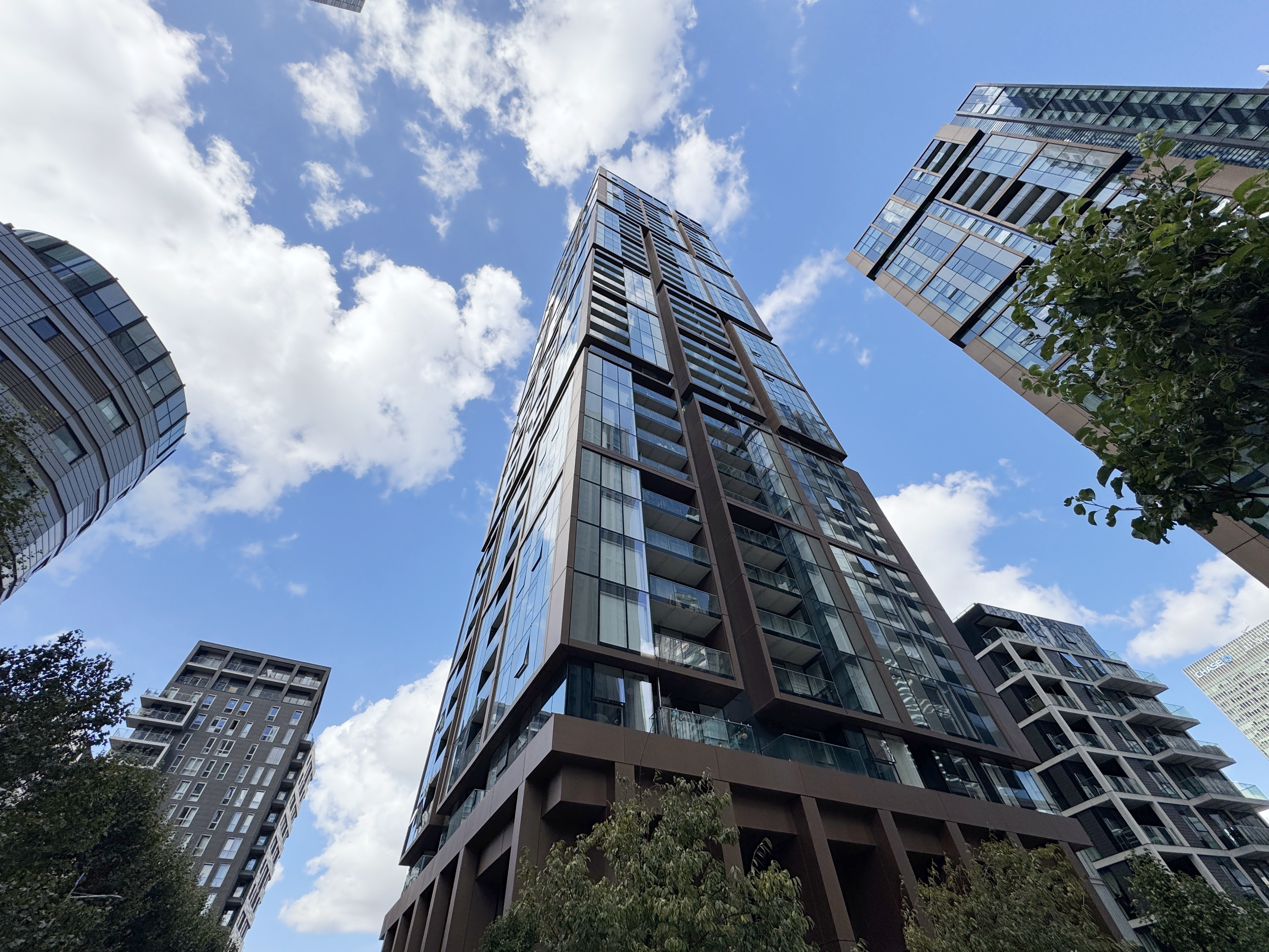 伦敦Canary Wharf·1房1卫·Harbour Central 外立面