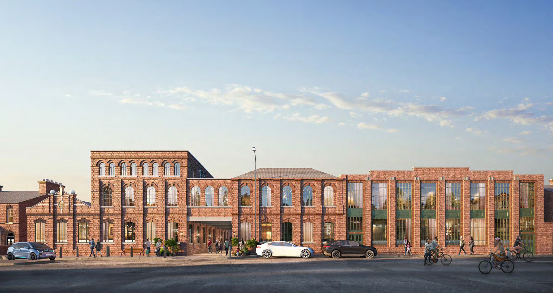 奈瓦克 诺丁汉郡·The Textile Building 外立面