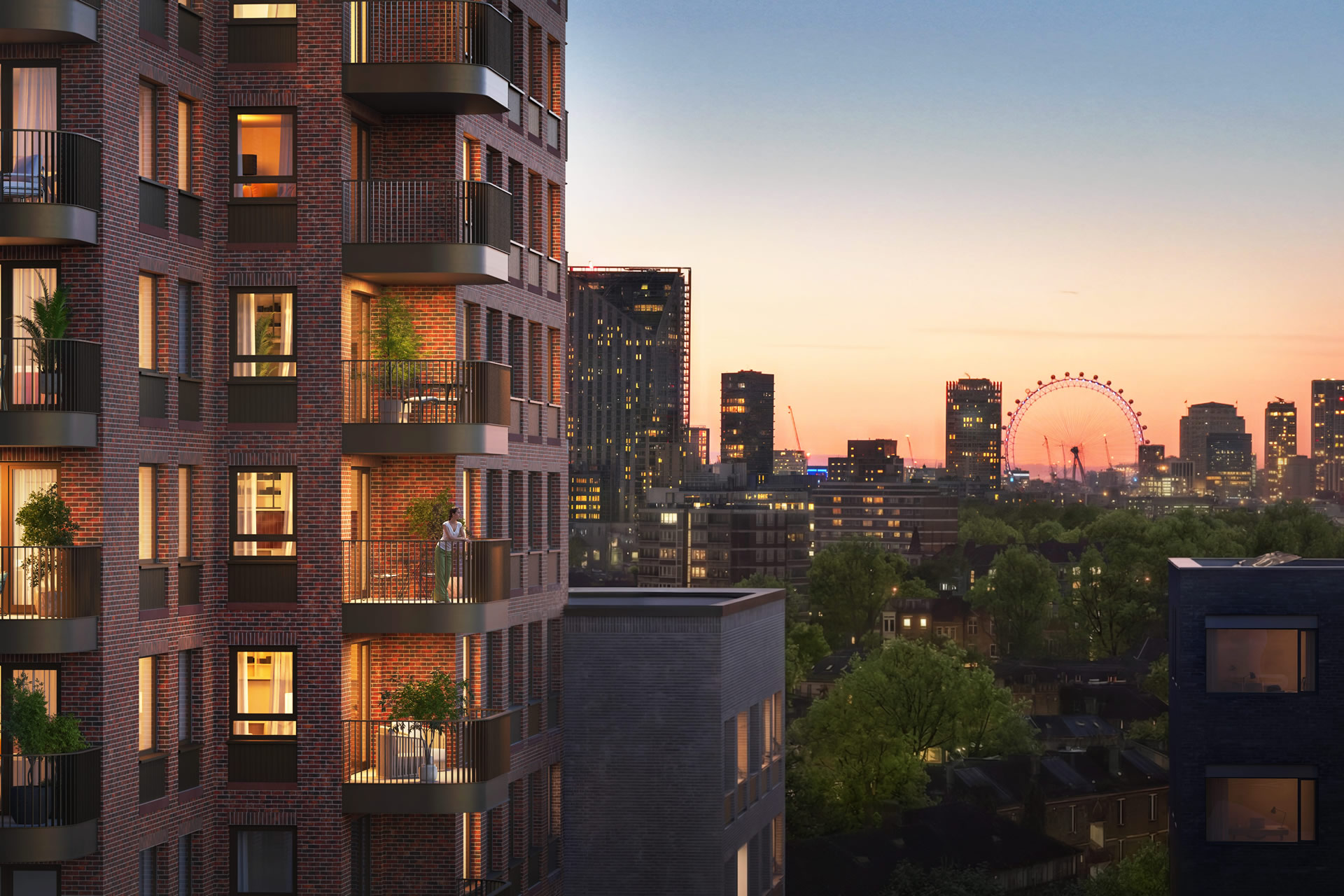 伦敦·London Square Bermondsey 外立面