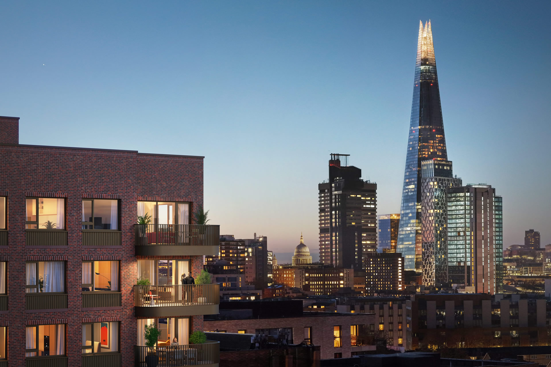 伦敦·London Square Bermondsey 外立面