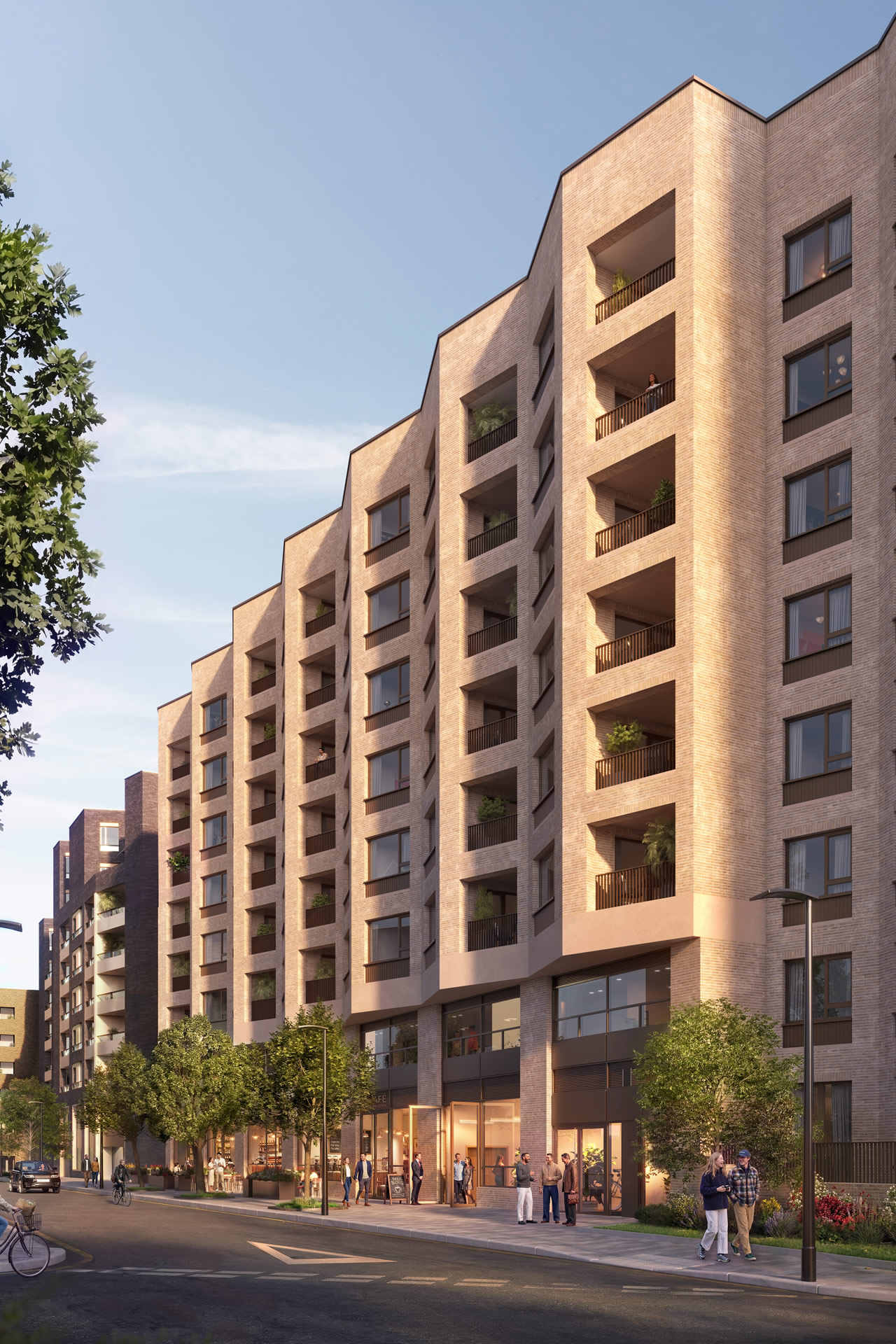伦敦·London Square Bermondsey 外立面