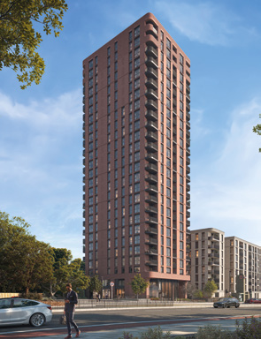 伦敦·100 Avenue Road 外立面