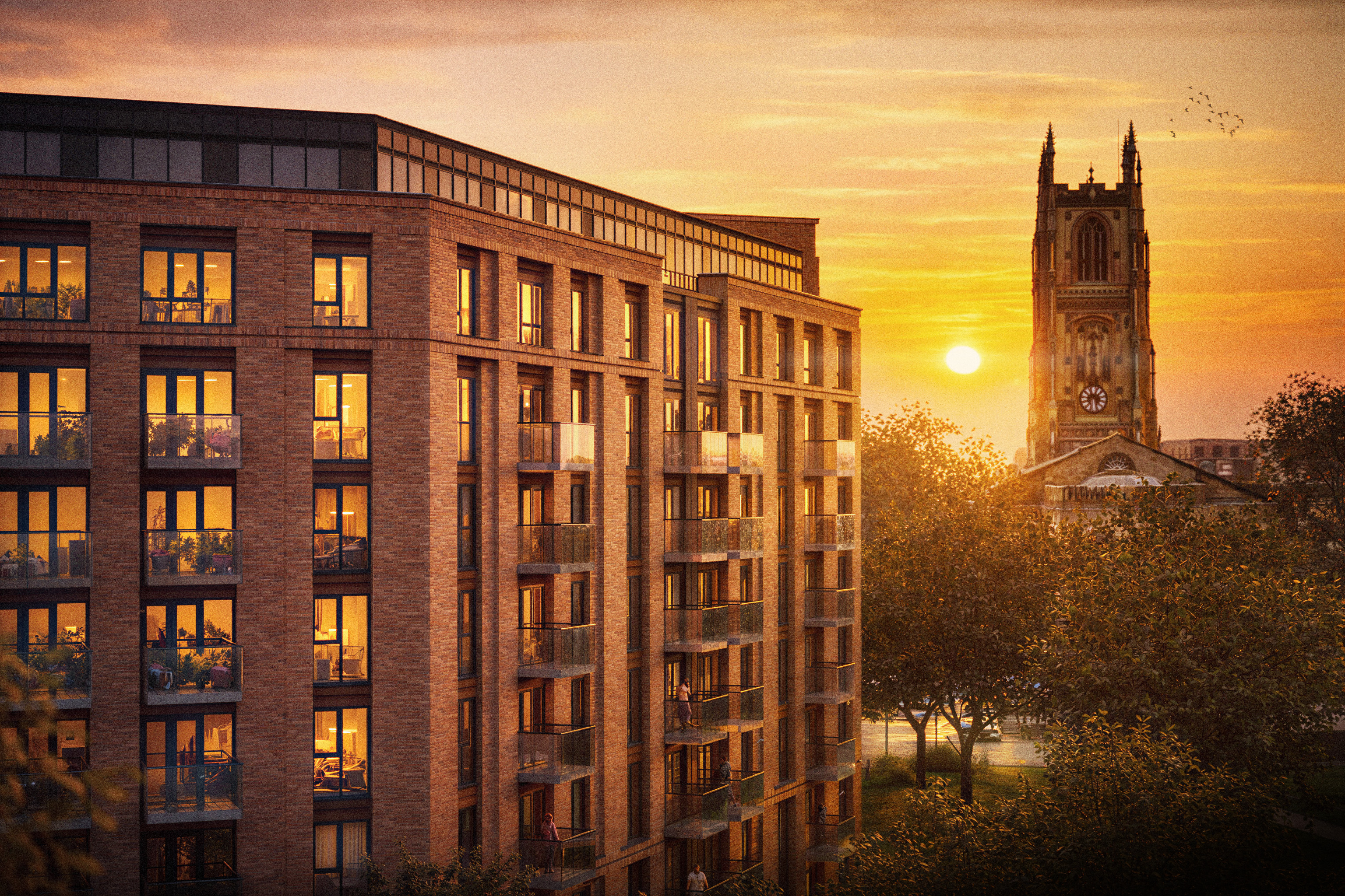 德比·Cathedral One 外立面