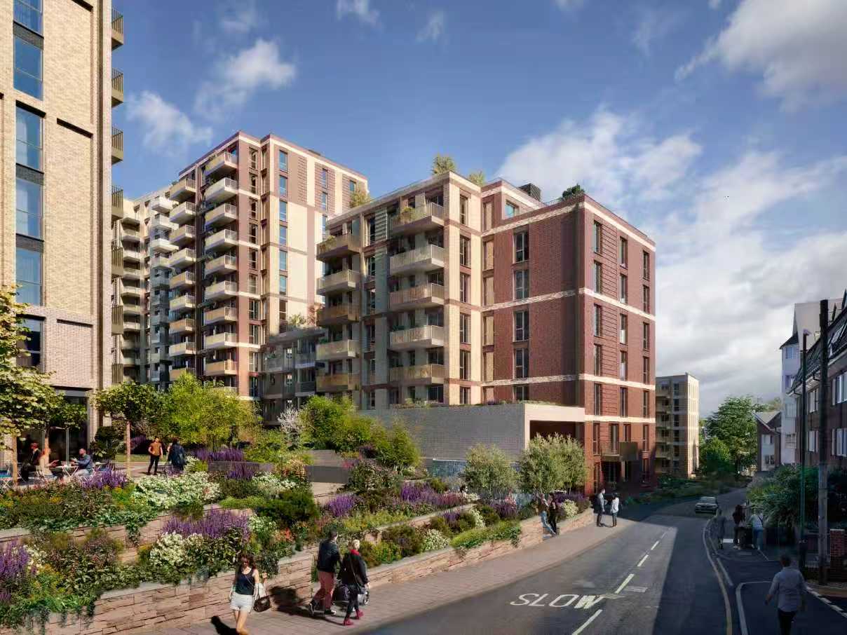 伦敦·萨顿花园广场Sutton Garden Square 外立面