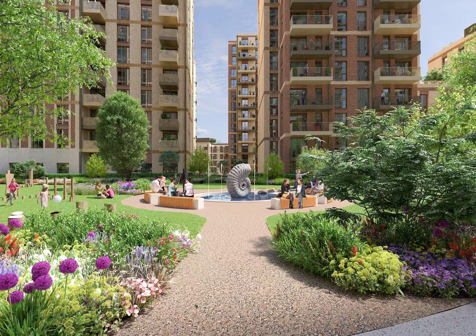 伦敦·萨顿花园广场Sutton Garden Square 外立面