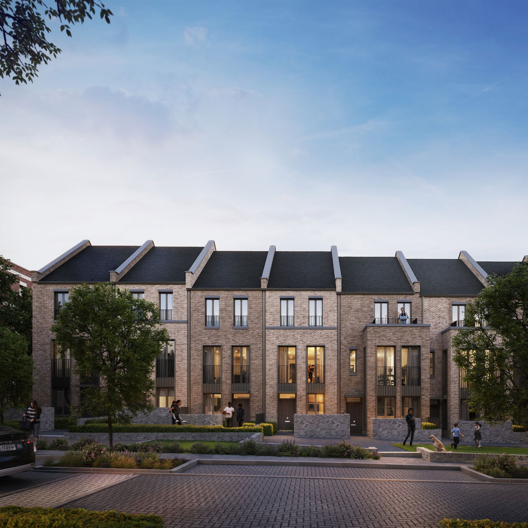 伦敦·Trinity Park 外立面