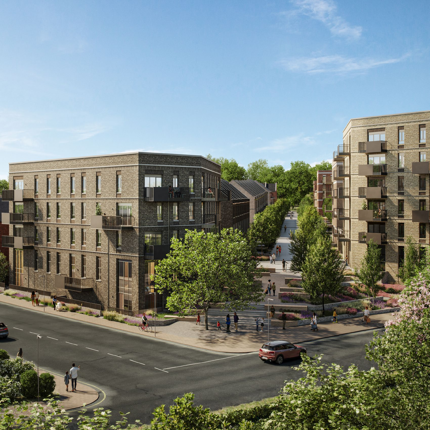 伦敦·Trinity Park 外立面