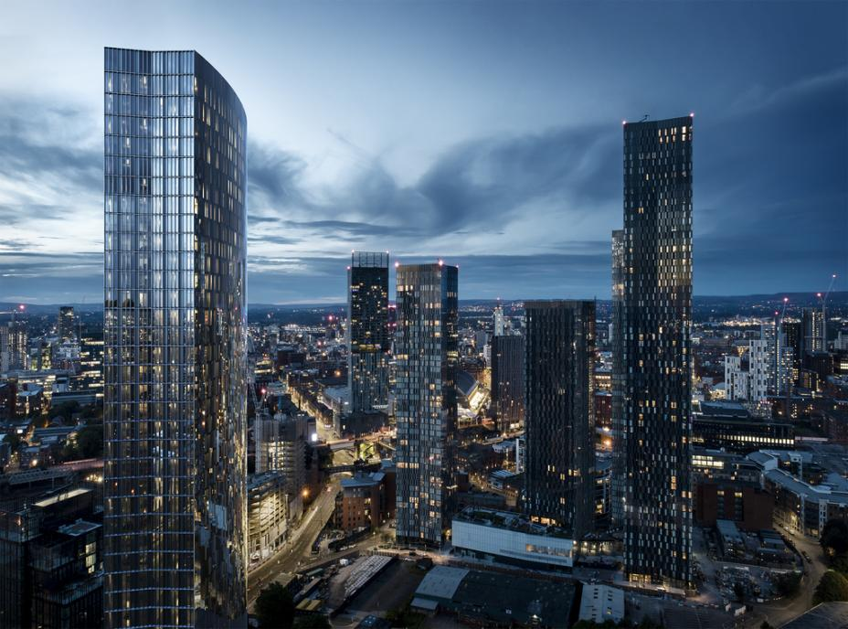 曼彻斯特·The Blade 外立面