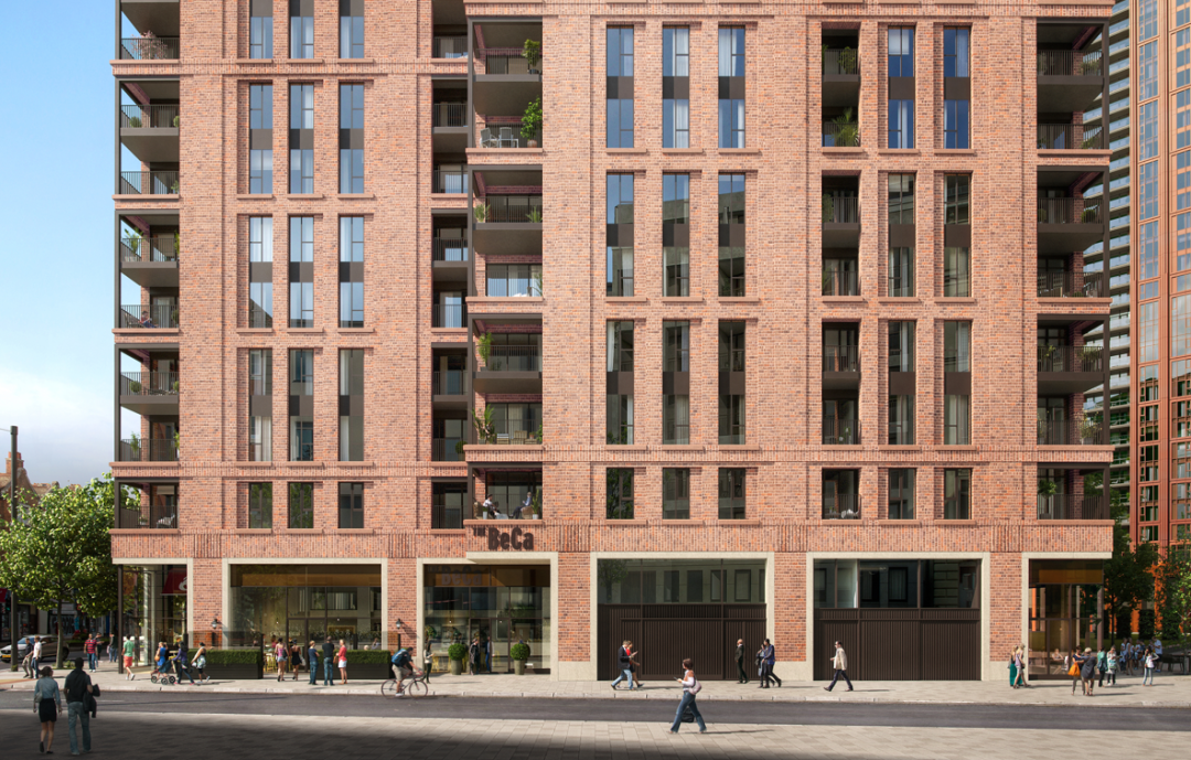 伦敦·贝卡公寓 The BeCa 外立面