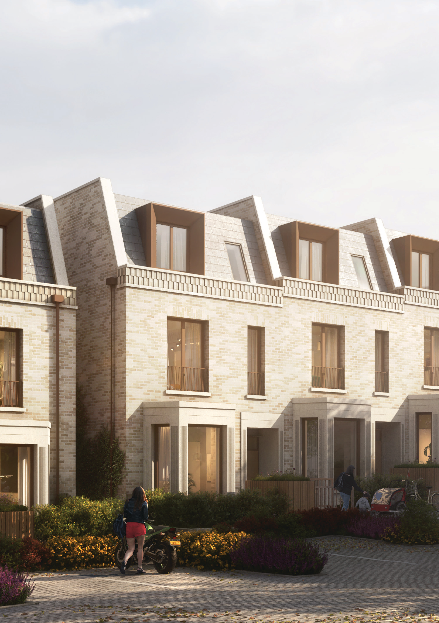 伦敦·Queens Mews 外立面