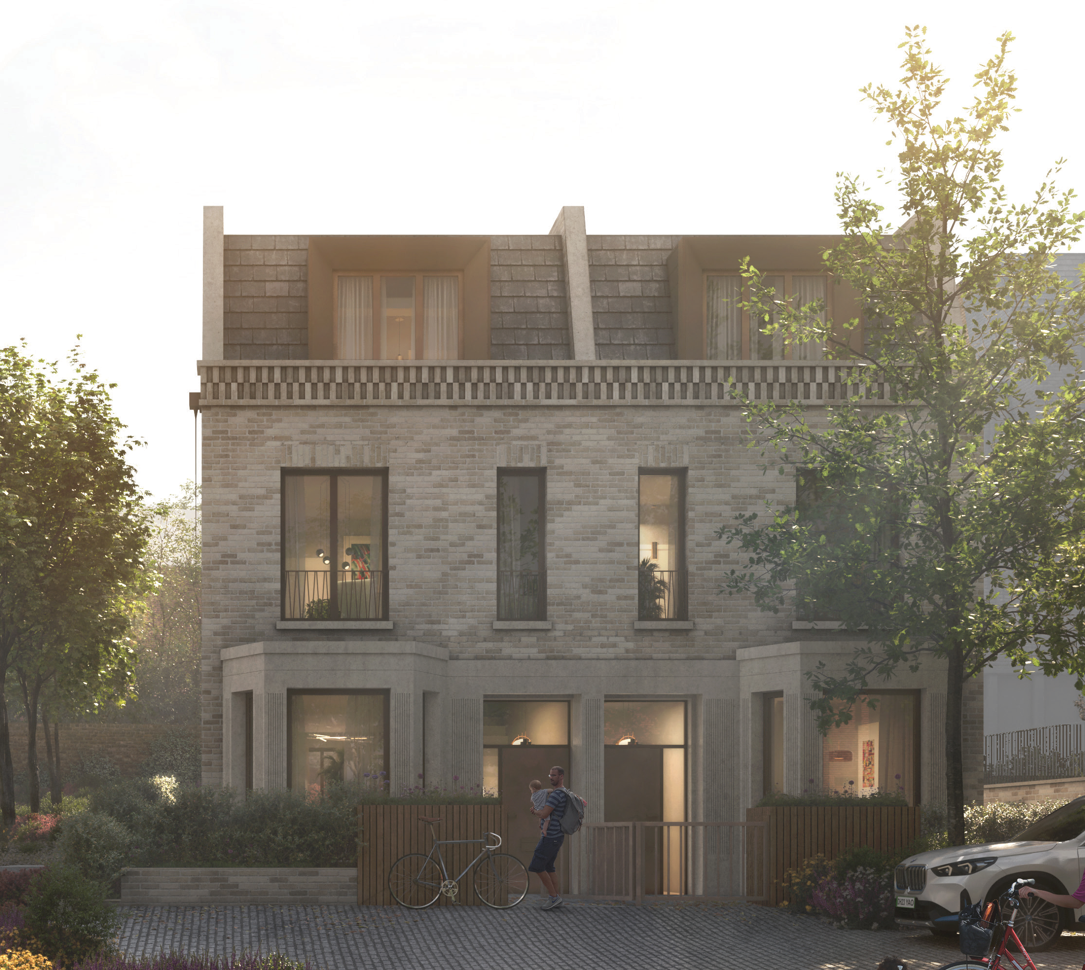 伦敦·Queens Mews 外立面