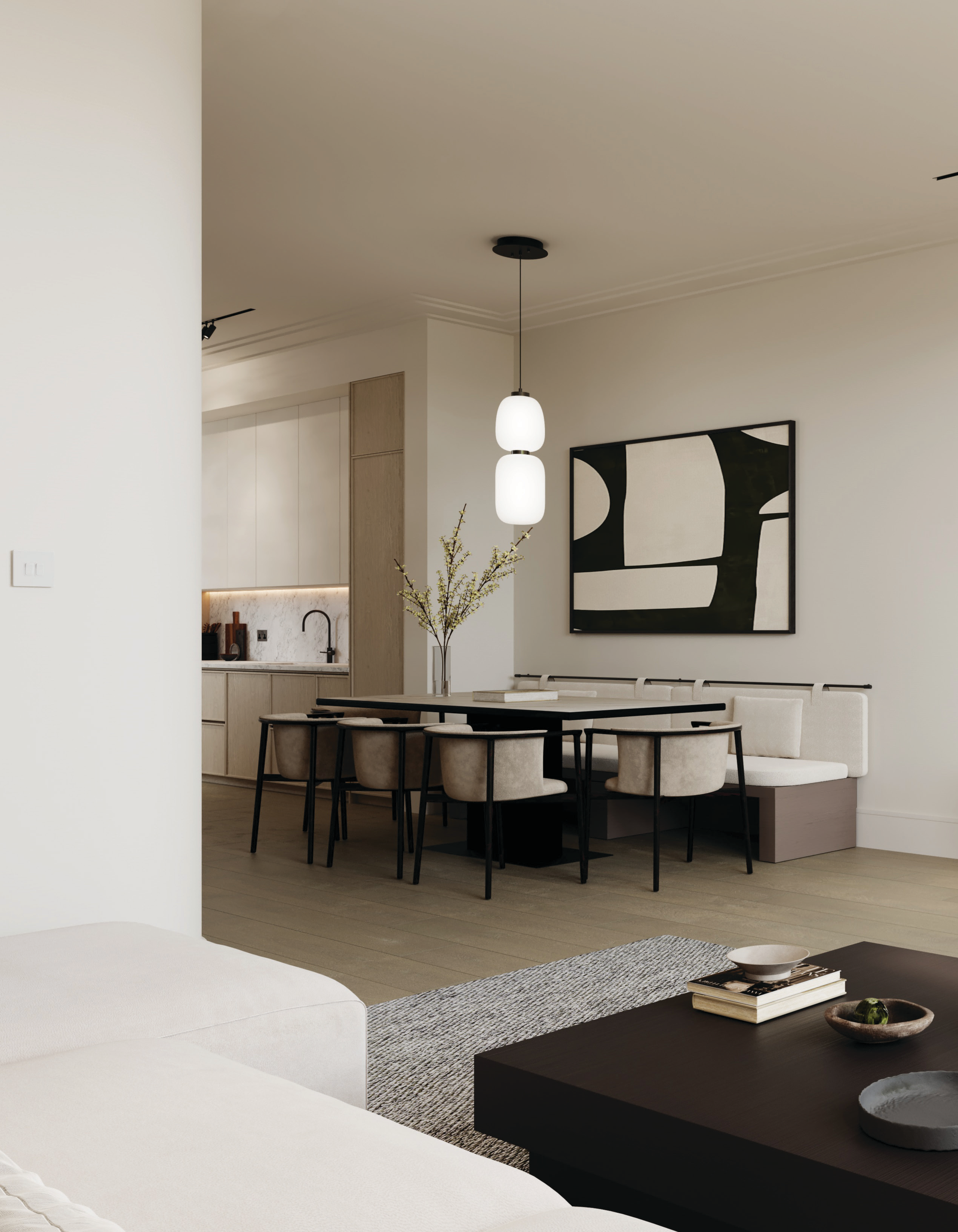 伦敦·Queens Mews 样板间