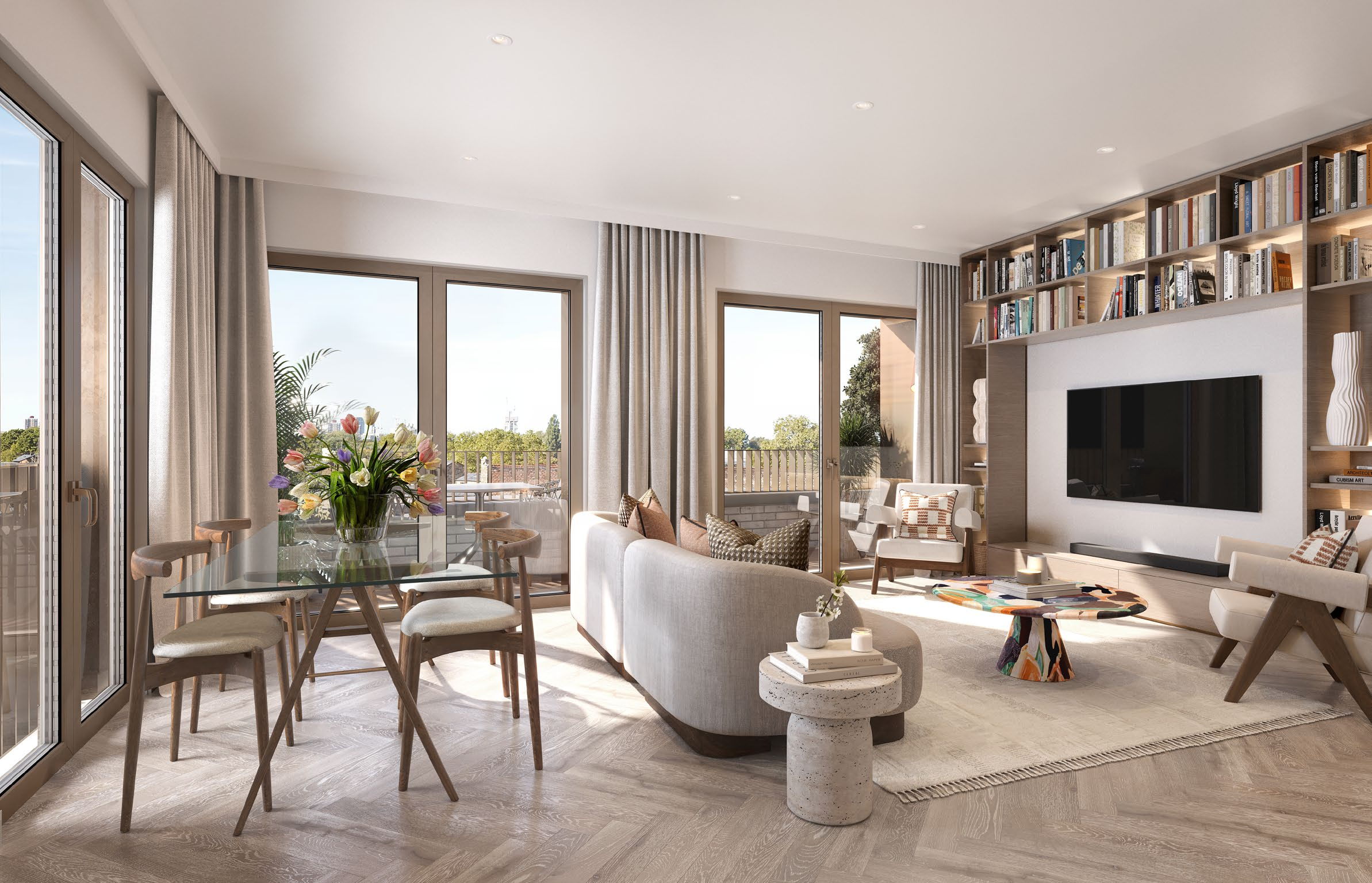 伦敦·Wimbledon Place 样板间