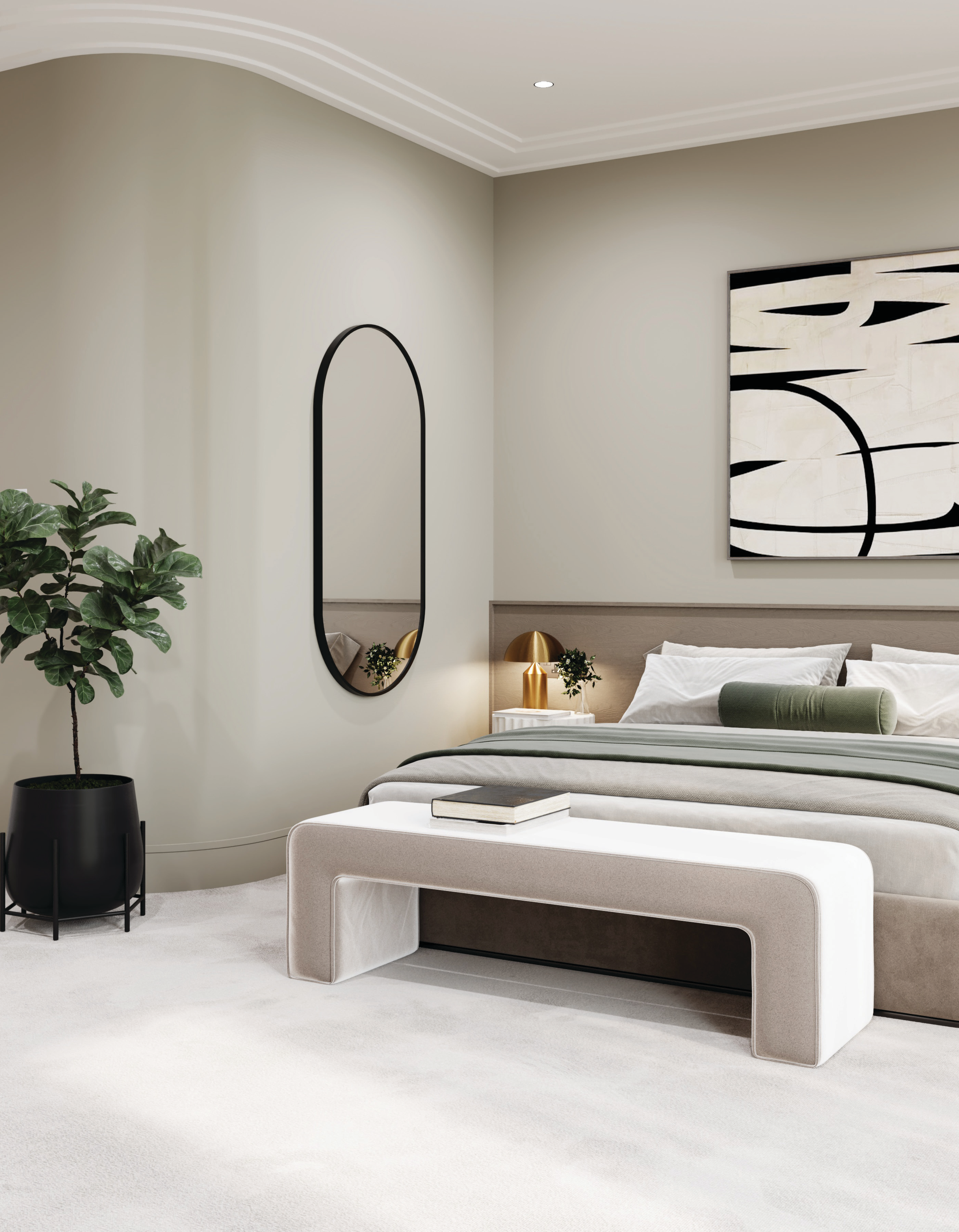 伦敦·Queens Mews 样板间