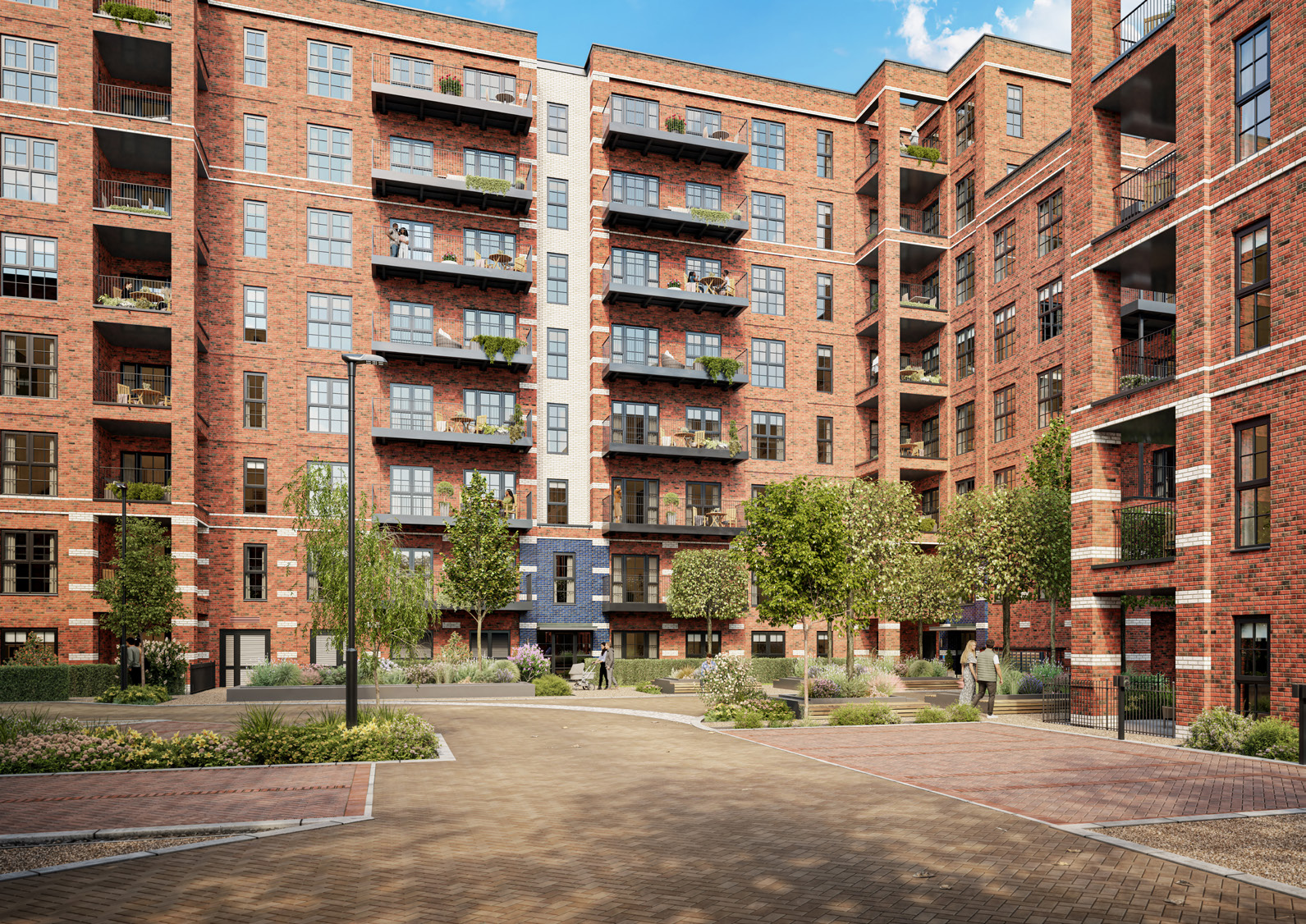 伦敦·Claremont Quarter 外立面