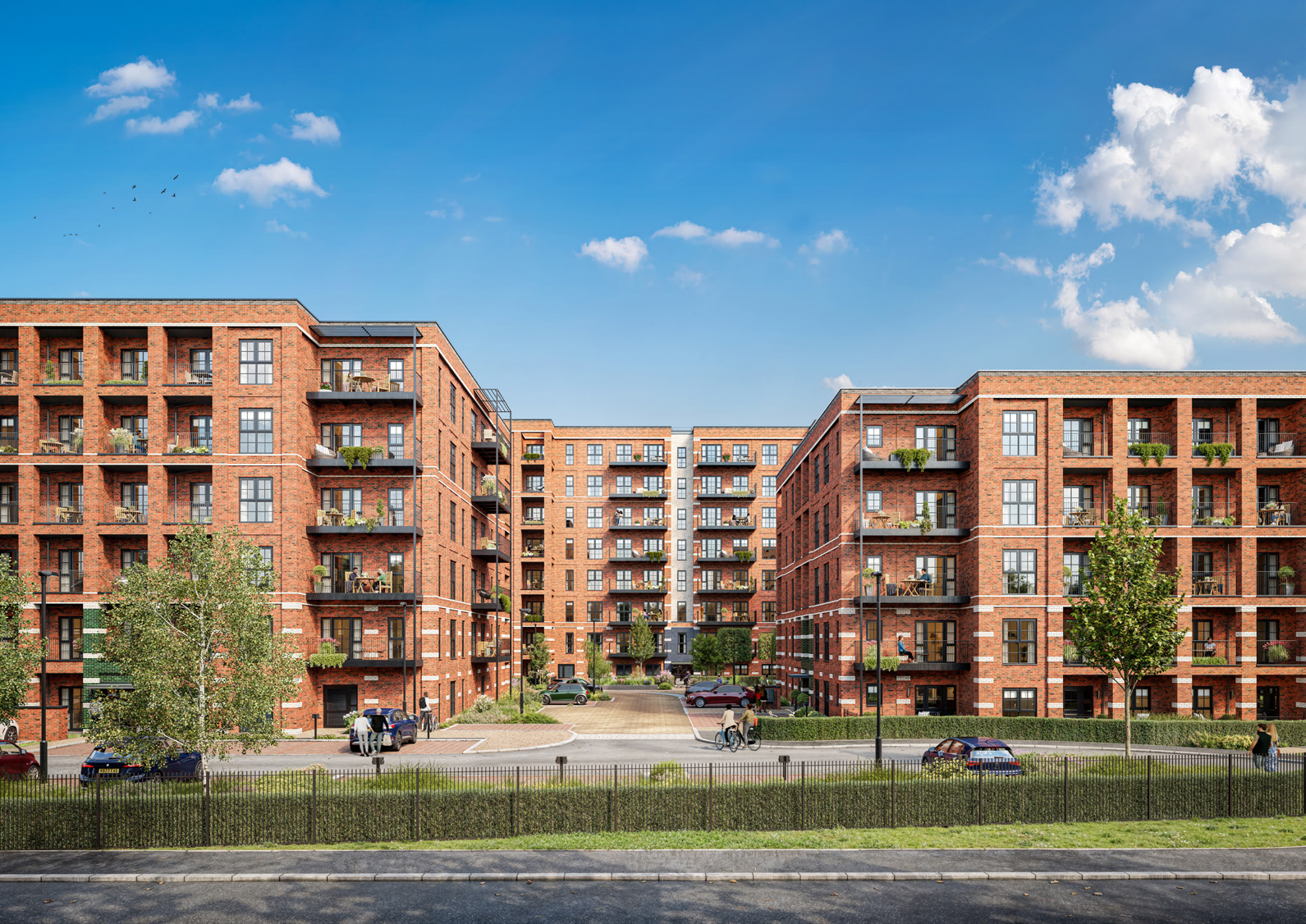 伦敦·Claremont Quarter 外立面