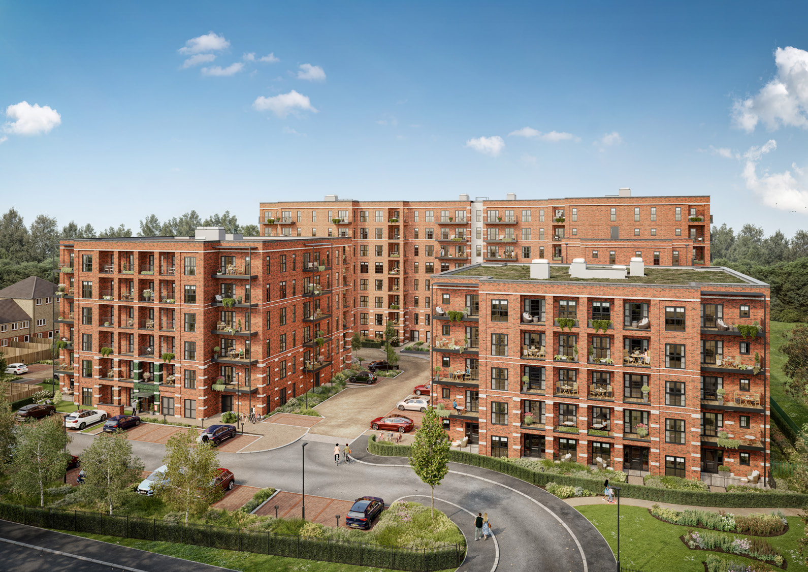 伦敦·Claremont Quarter 外立面