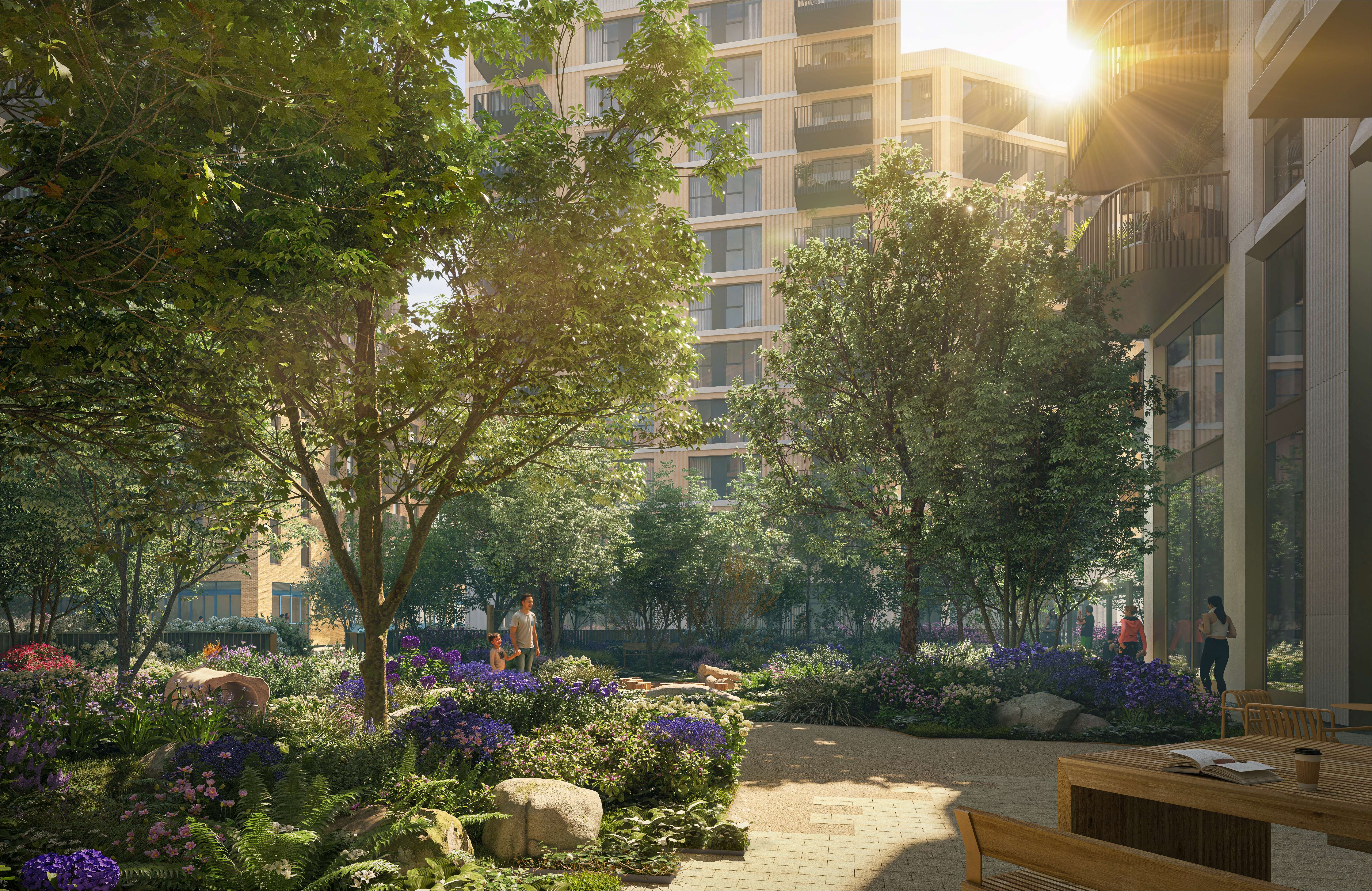 伦敦·艾勒芬公园 Elephant Park 外立面