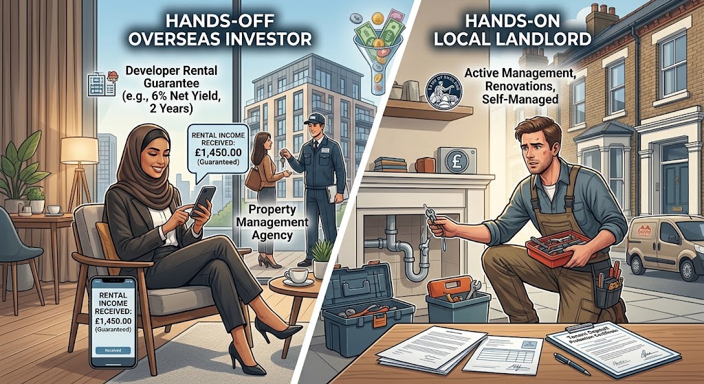 Photographic comparison: hands-off overseas investor receives guaranteed rental from Manchester flat vs hands-on local landlord in Newcastle. Photographic comparison: hands-off overseas investor receives guaranteed rental from Manchester flat vs hands-on local landlord in Newcastle.
